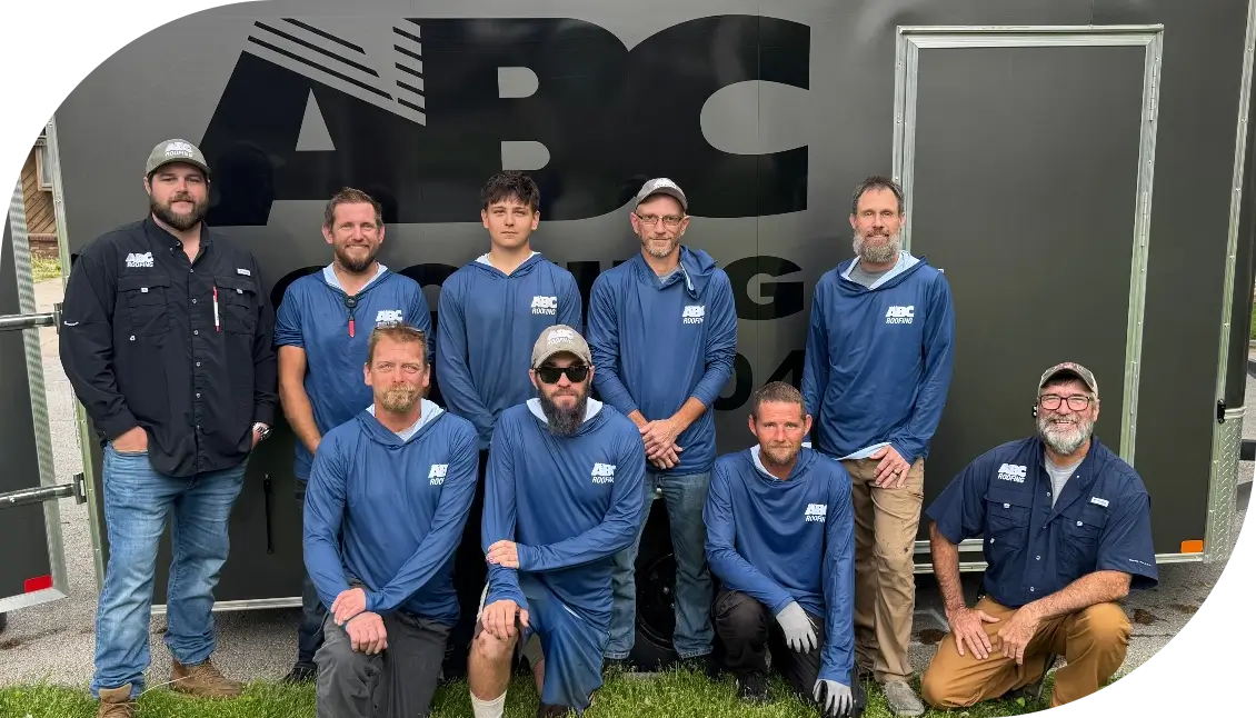 The ABC Roofing team.